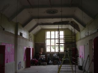 Stripped Main Hall internal